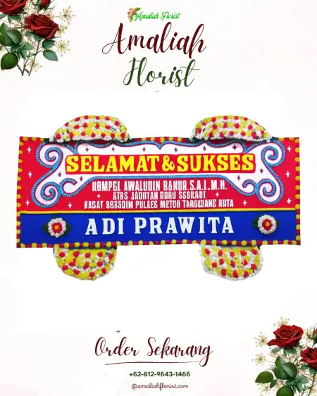 Papan Bunga Ucapan Selamat Pandanlor